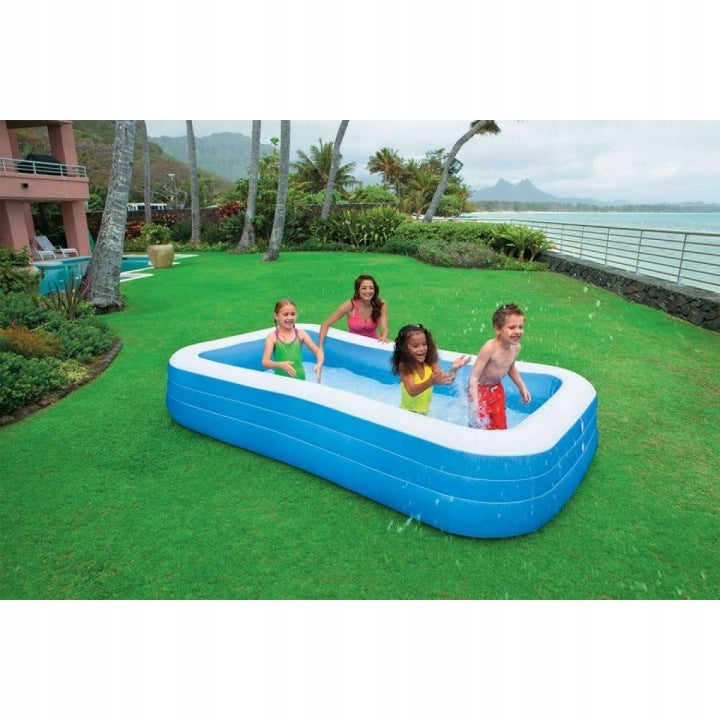 Swimming Pool Inflatable Rectangular For Children Family 305x183x56 cm Intex 58484 Manufacturer code 54009