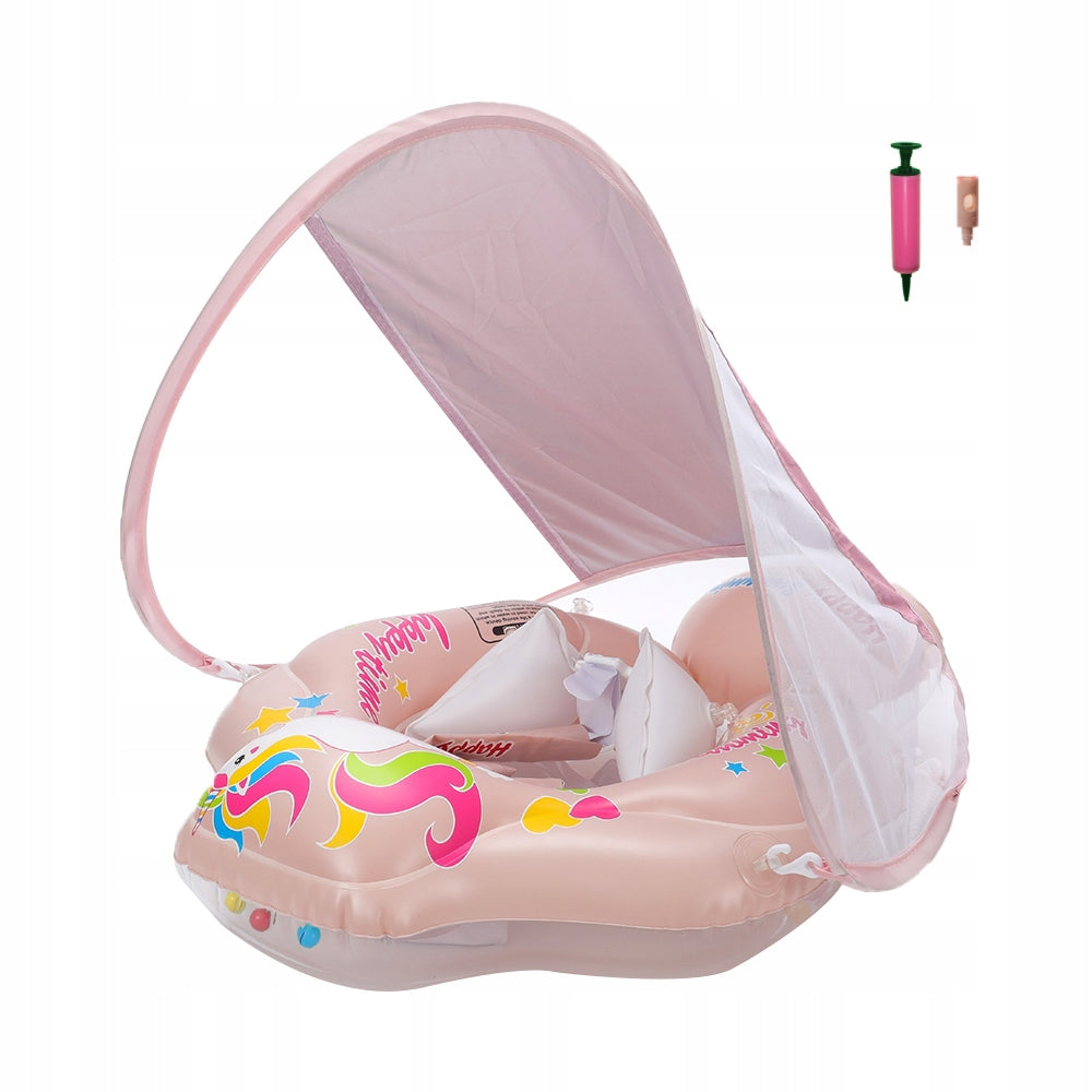 Swimming Wheel for Infants and Children with Sun Canopy,