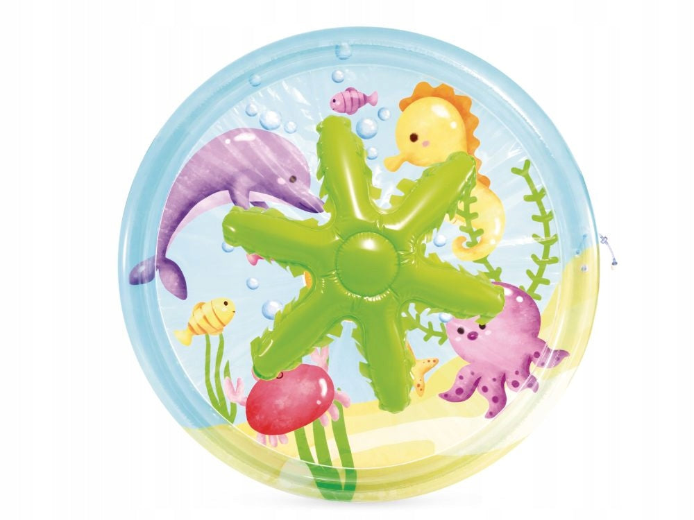 Swimming pool Inflatable shower tray with Palm + spraying system 173x104 cm Intex 56433 Manufacturer code 56433