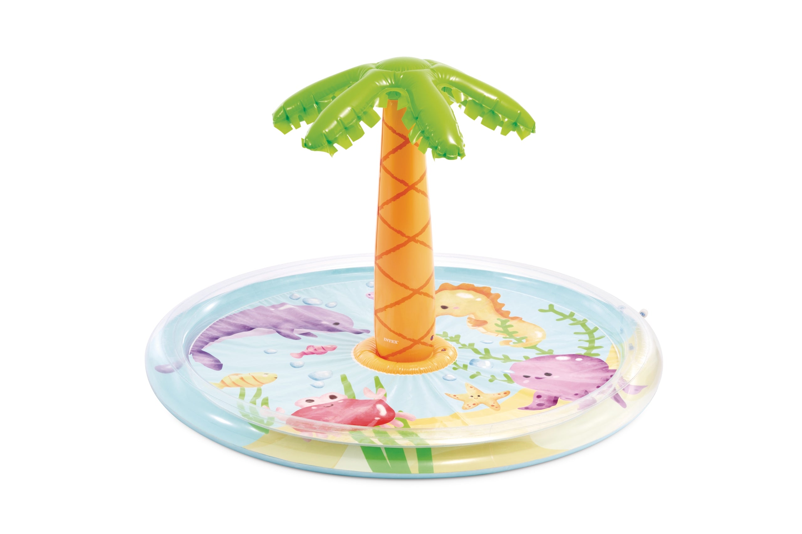 Swimming pool Inflatable shower tray with Palm + spraying system 173x104 cm Intex 56433