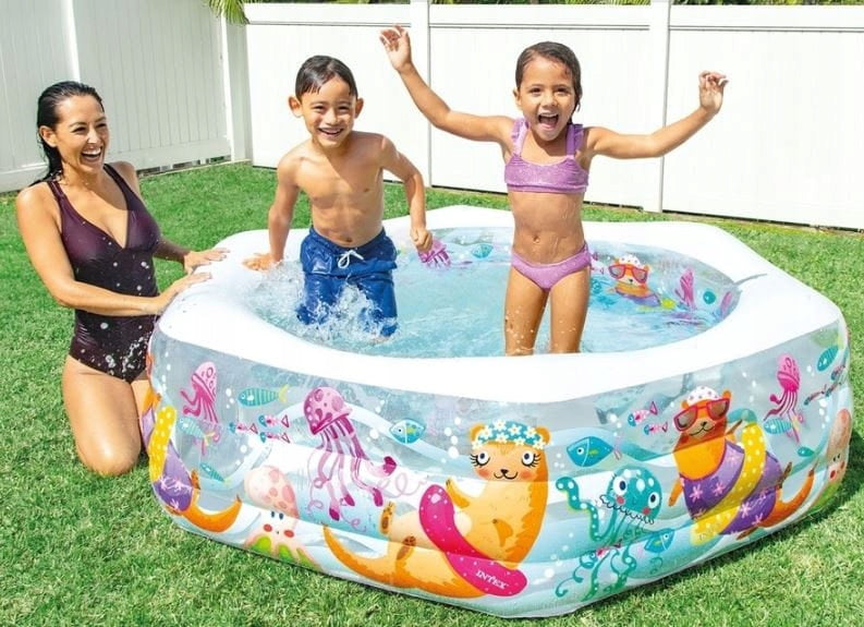 Swimming pool inflatable soft bottom 191x178x61 INTEX 56493 Manufacturer code Ocean Reef Pool