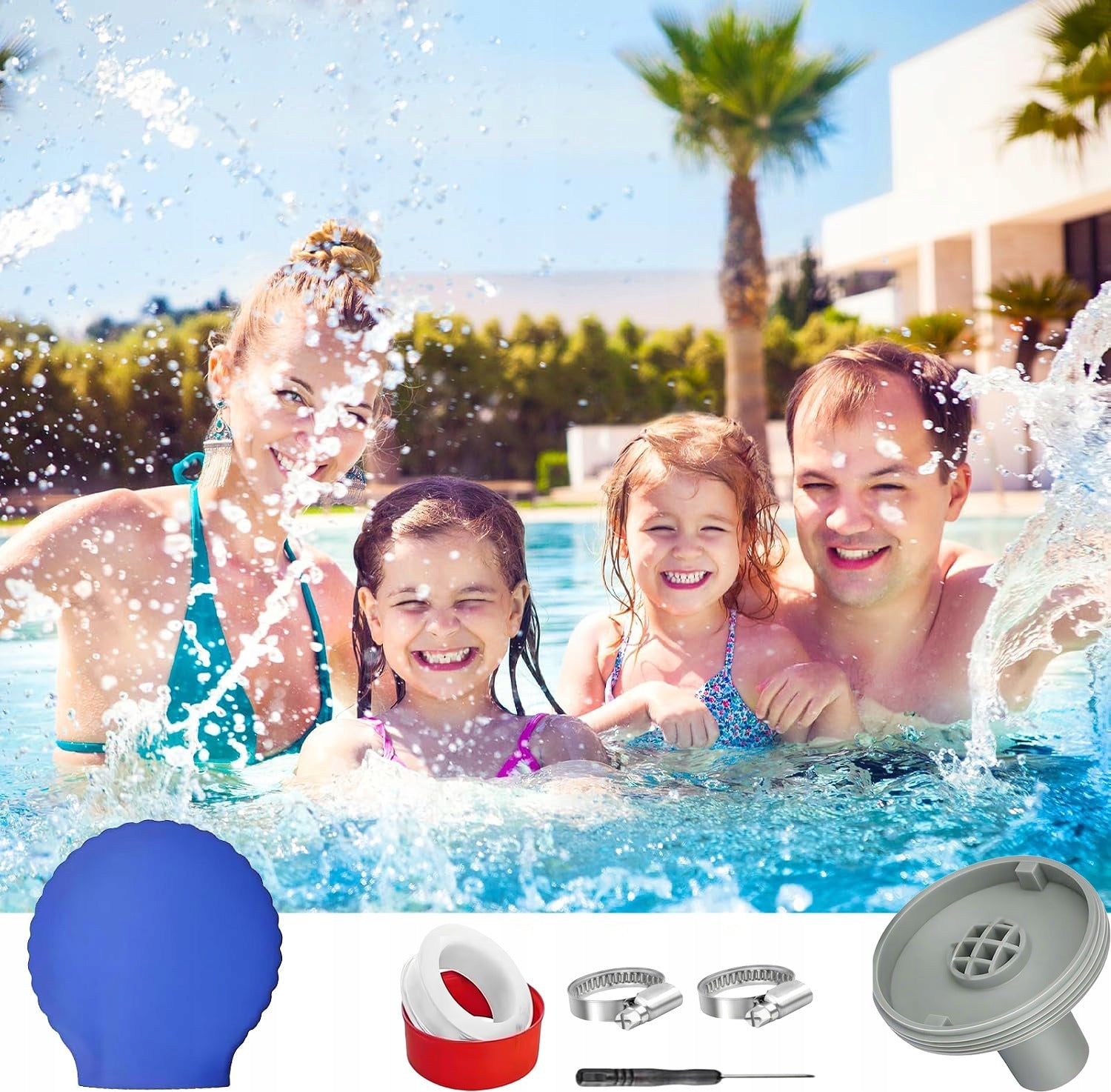 Swimming pool outlet nozzle Rotating 360° BESTWAY / INTEX for water circulation NEW Brand no brand