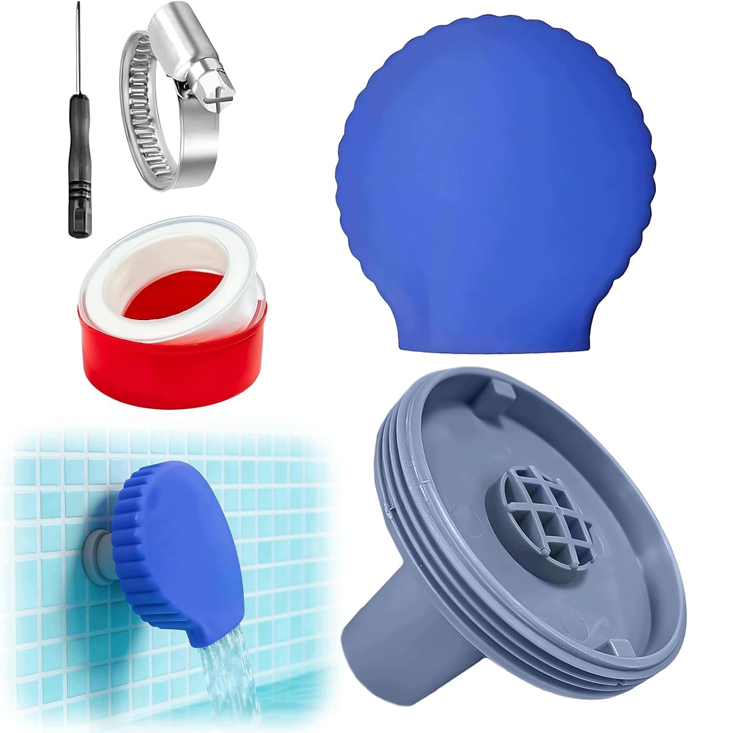 Swimming pool outlet nozzle Rotating 360° BESTWAY / INTEX for water circulation NEW