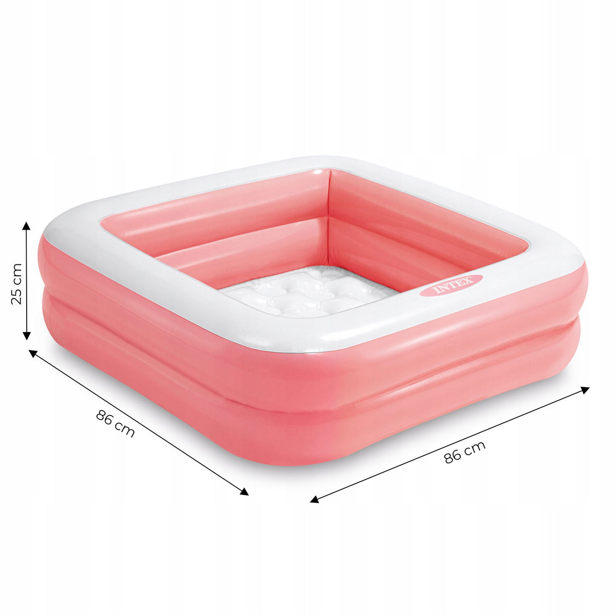 Swimming pool paddling pool for children pumped light pink INTEX 57100 Manufacturer code 5903769978663