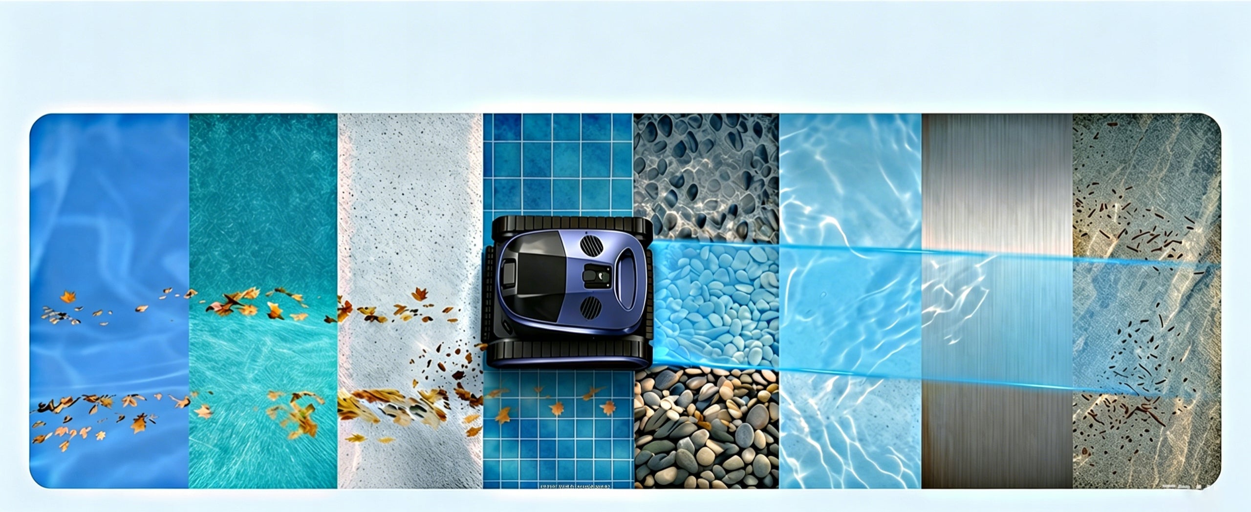 Swimming pool robot APP wireless Seauto SAT40 wall bottom 4LFILTR Manufacturer code Seauto SAT40 dno ściany 4LFILTR4071569567477