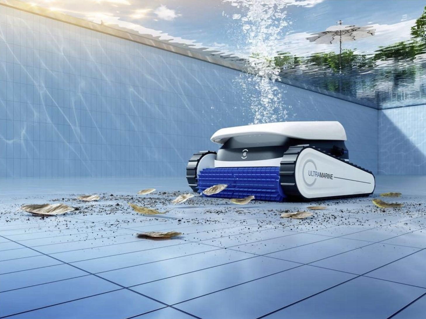 Swimming pool vacuum cleaner for pool cleaning Ecovacs ULTRAMARINE P1 180 W Manufacturer Ecovacs