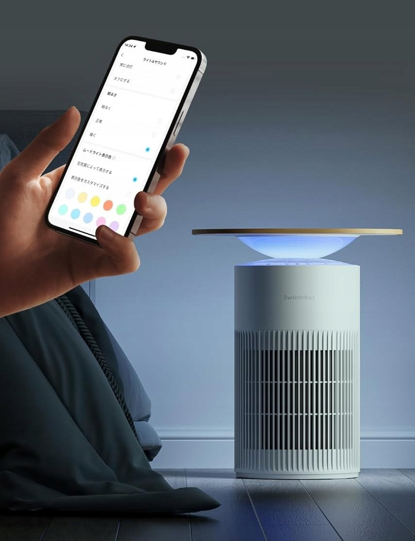 SwitchBot Air Purifier CADR 400m3/h to 83m2 HEPA App Brand Switchbot
