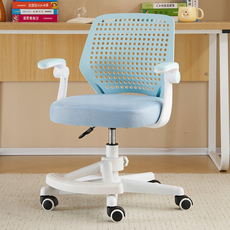 Swivel Chair with Footrest for Child BLUE for School Desk Manufacturer code F07 NIEBIESKI