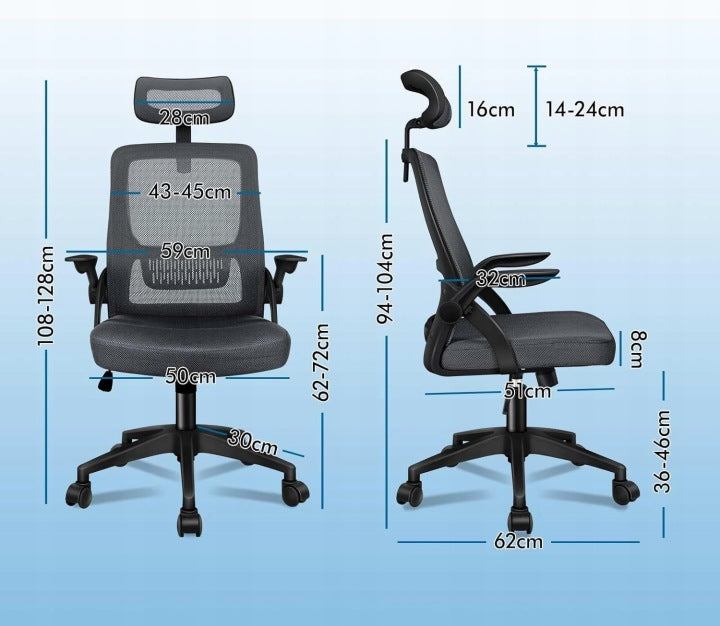 Swivel chair ALFORDSON 128 x 59 x 62 cm Manufacturer code 0781113485518
