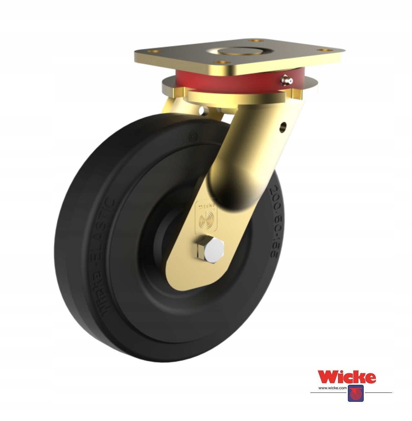 Swivel wheel for sweeper 200 mm WICKE