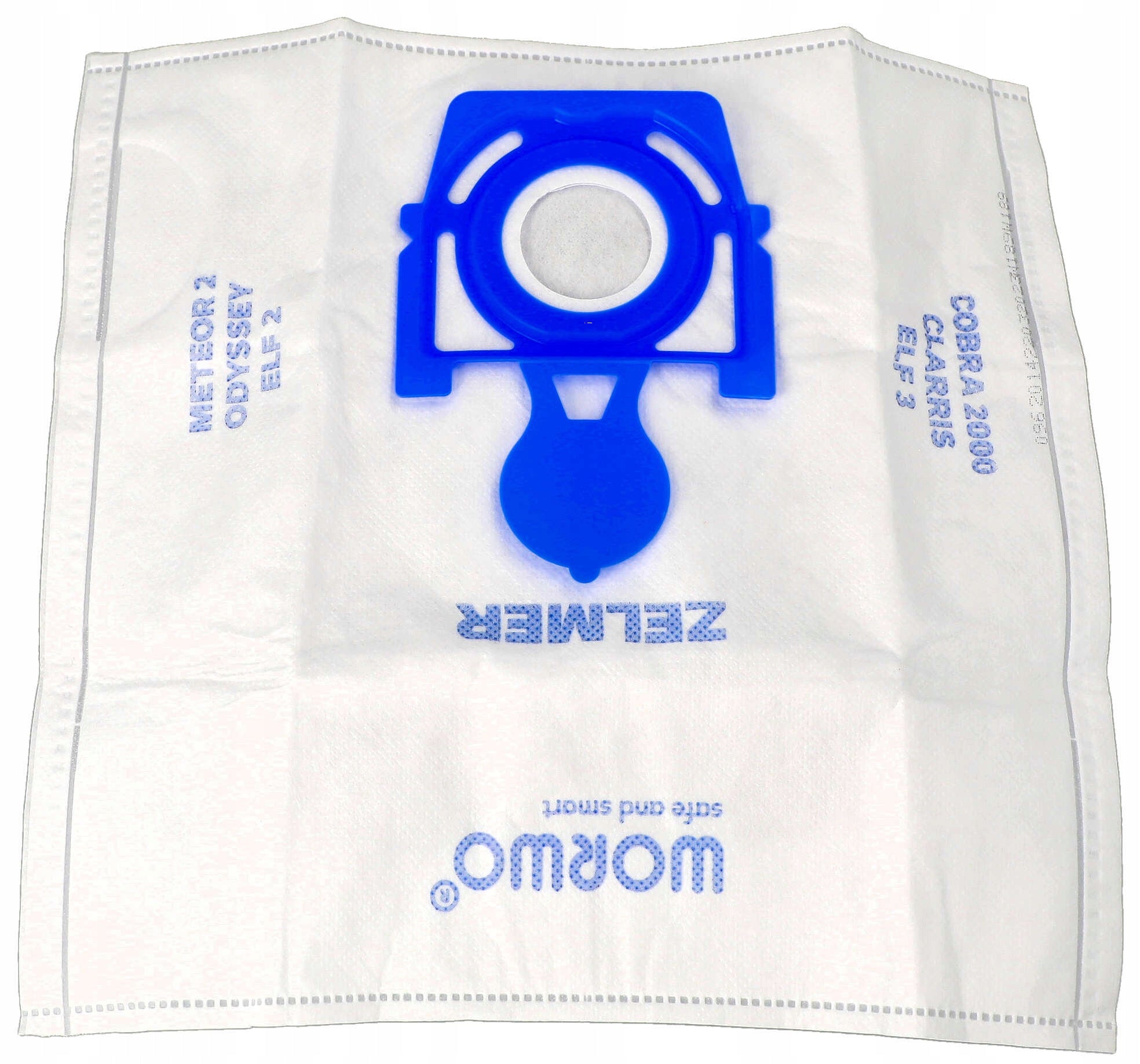 Synthetic vacuum cleaner bag Zelmer Odyssey Elf Meteor 2 ZVCA100B 24 pcs Manufacturer code ZMB02x12 x2