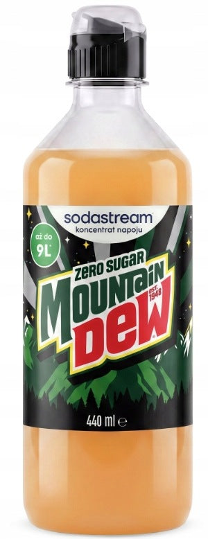 Syrup SodaStream Mountain Dew Without sugar 440ml 4pcs Packaging status original