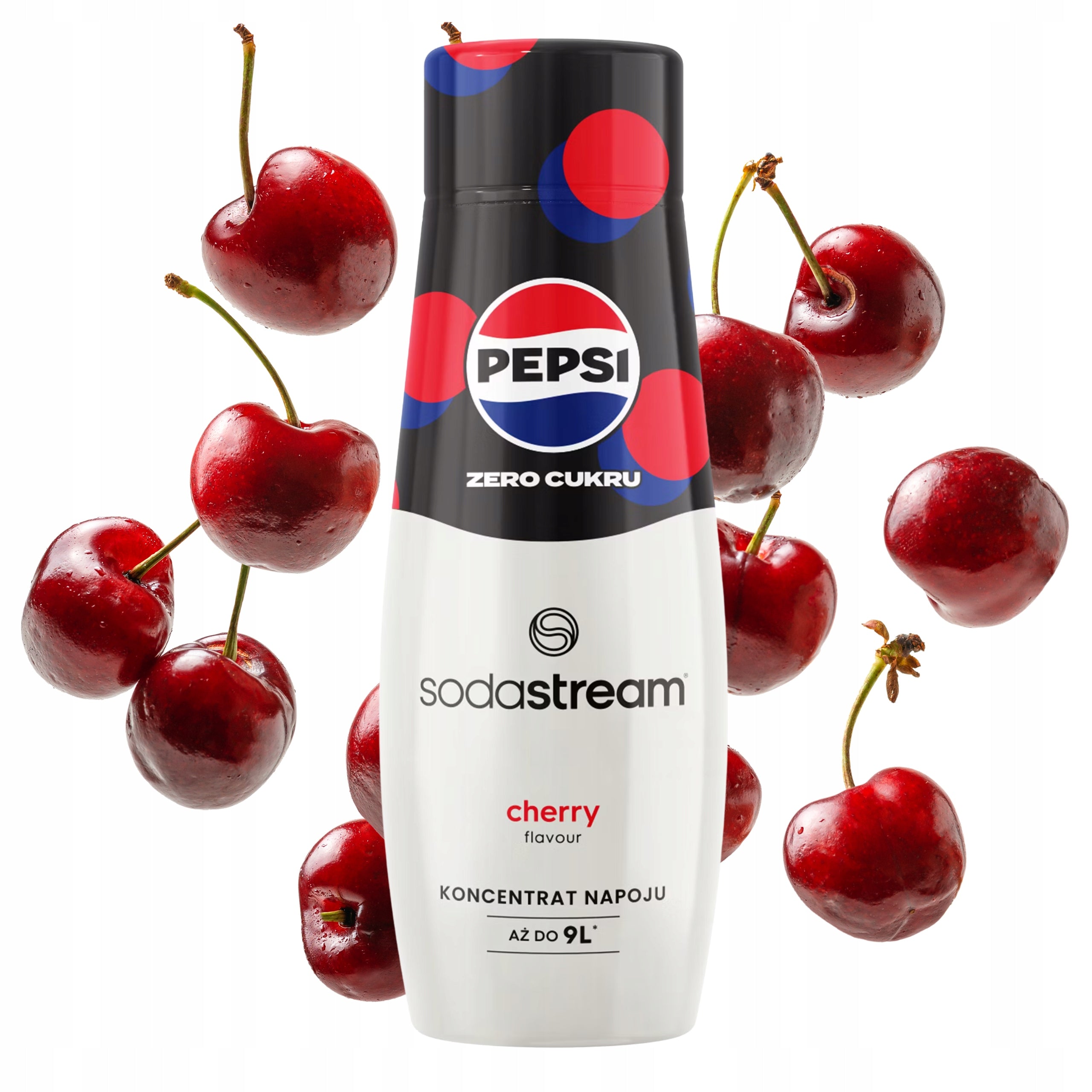 Syrup concentrate for gassing water SodaStream Pepsi Cherry Zero Sugar 440ml