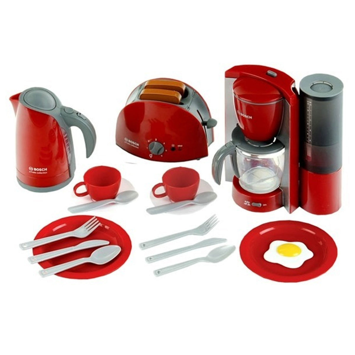 T.Klein 9564 Household Appliances BOSCH Toaster Kettle Maker Dishes Packaging status original