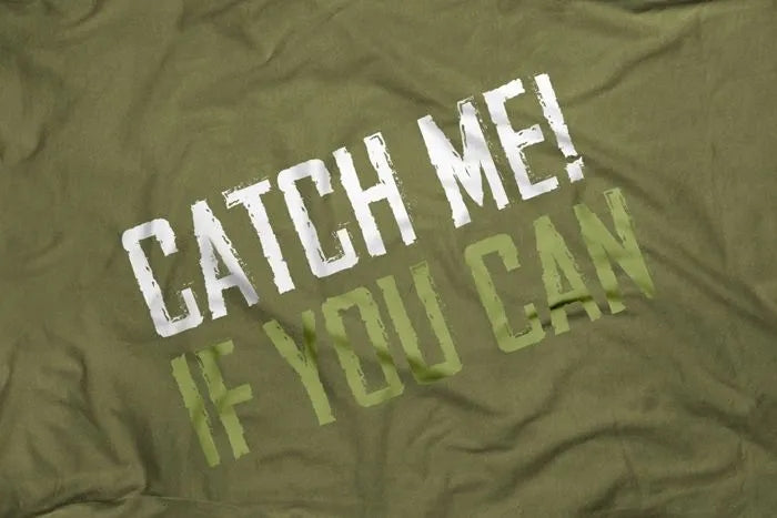 T-SHIRT DELPHIN CATCH ME! M Color green