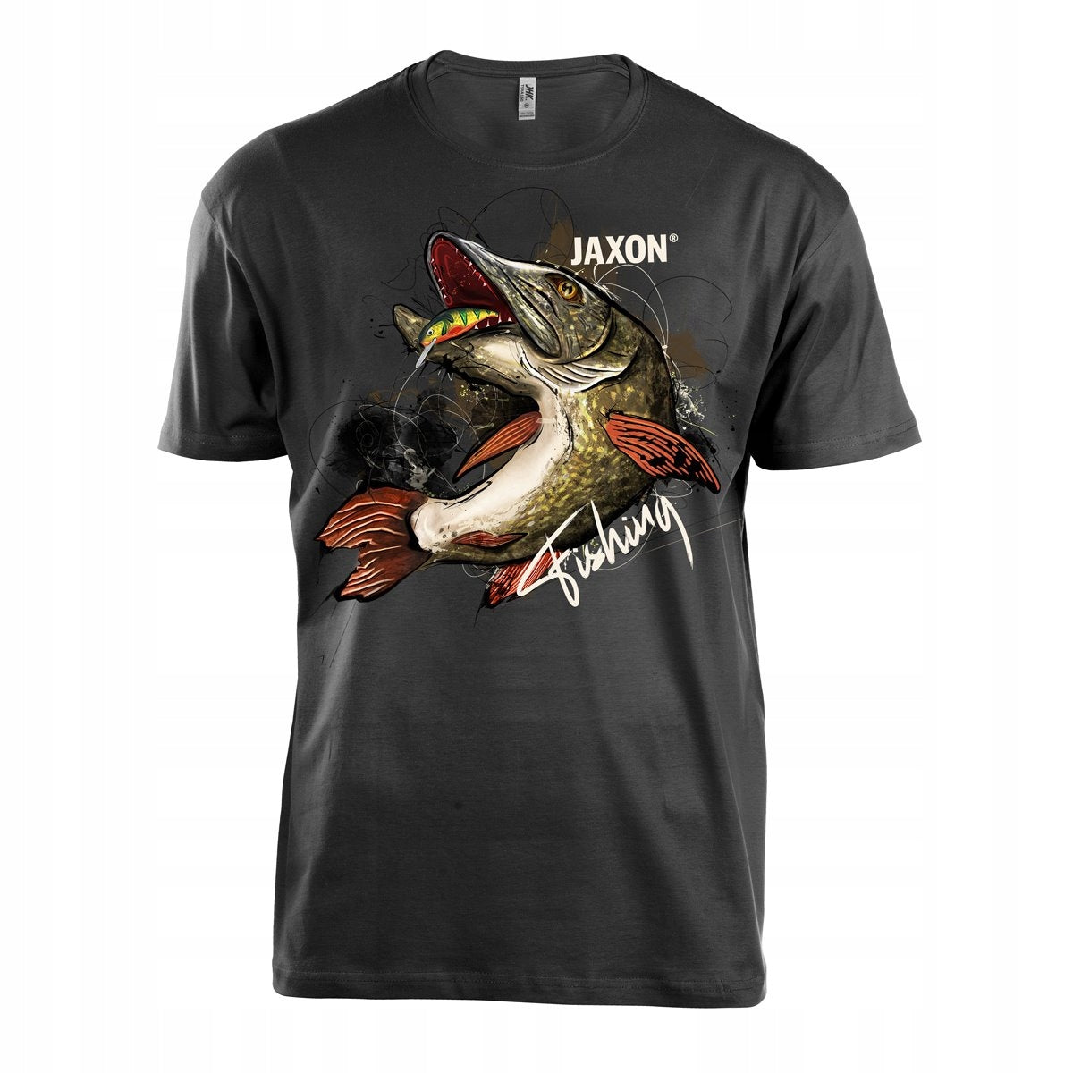 T-SHIRT JAXON NATURE BLACK PIKE size. XL