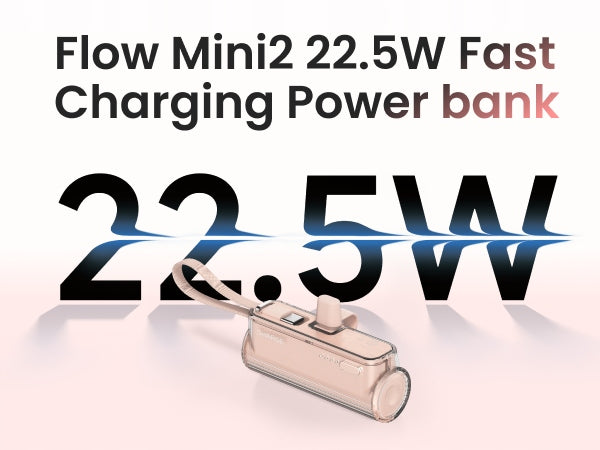 T1 Powerbank SHARGE FlowMini 5000mAh 22.5W iPhone Samsung Fast Charging Manufacturer code Flow Mini 22.5W