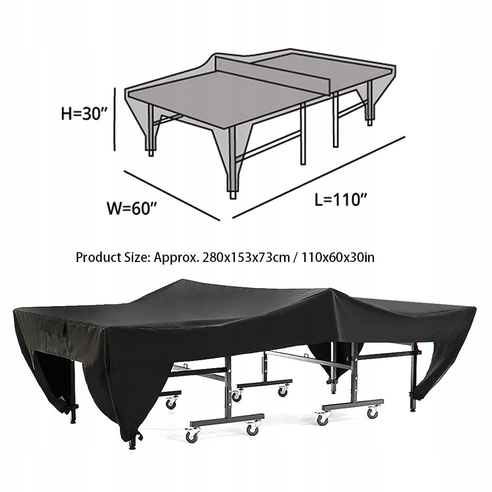 TABLE COVER FOR PING-PONG GARDEN TERRACE PROTECTOR 280x153x73 cm Product width 1 cm