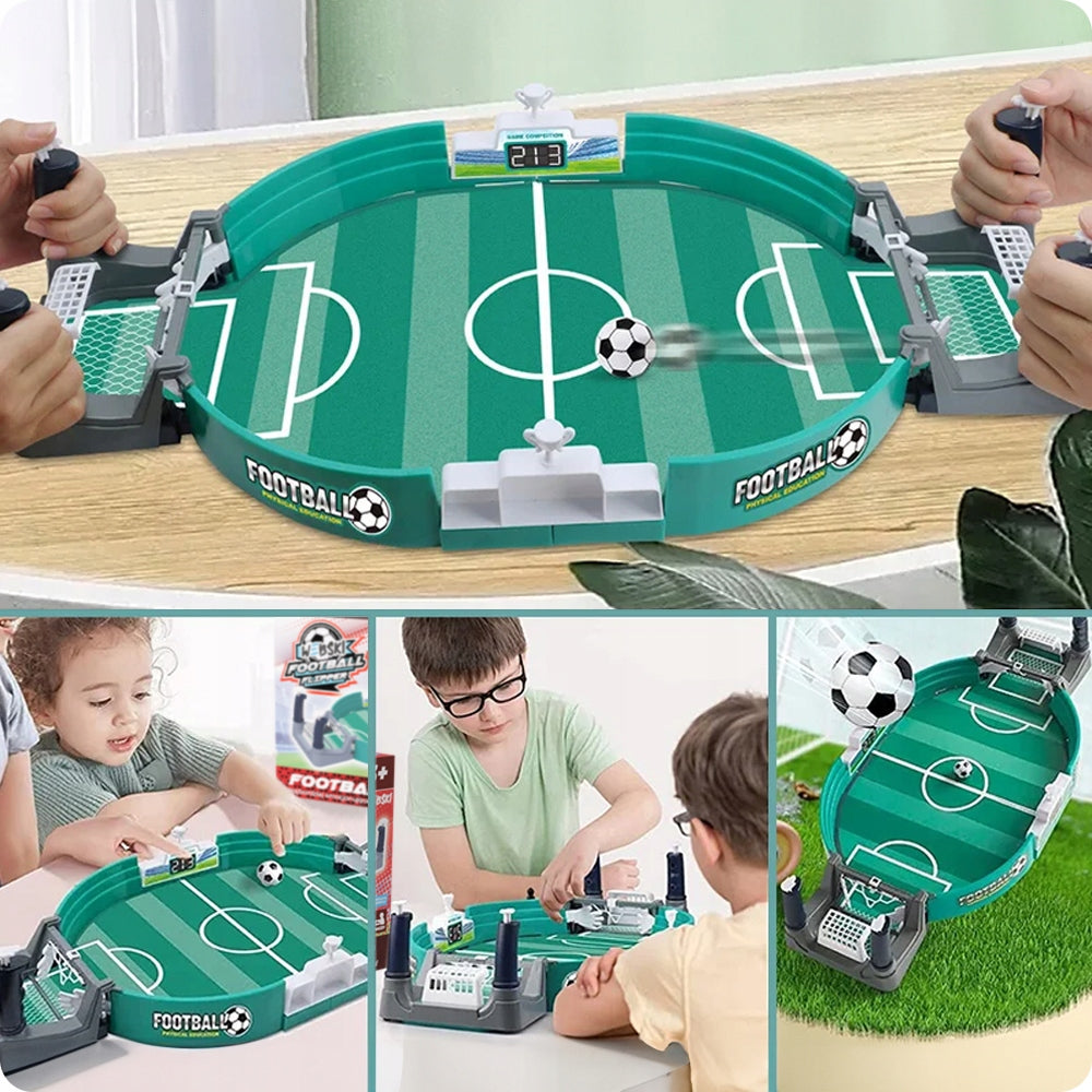 TABLE FOOTBALL SKILL GAME FOR CHILDREN FLIPPER PINBALL FOOTBALL Color green