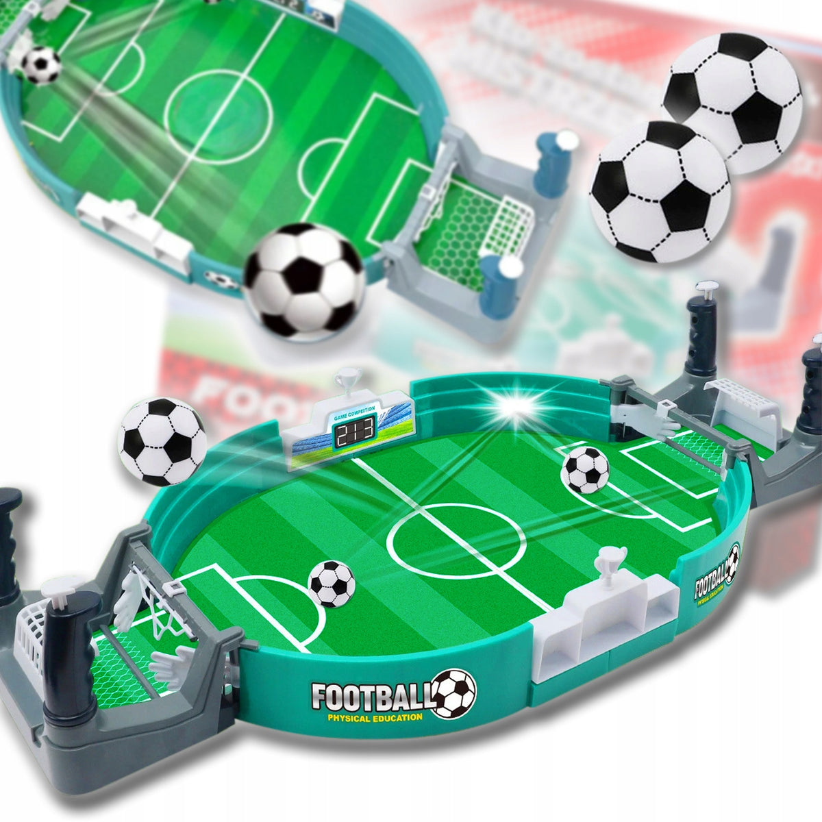 TABLE FOOTBALL SKILL GAME FOR CHILDREN FLIPPER PINBALL FOOTBALL