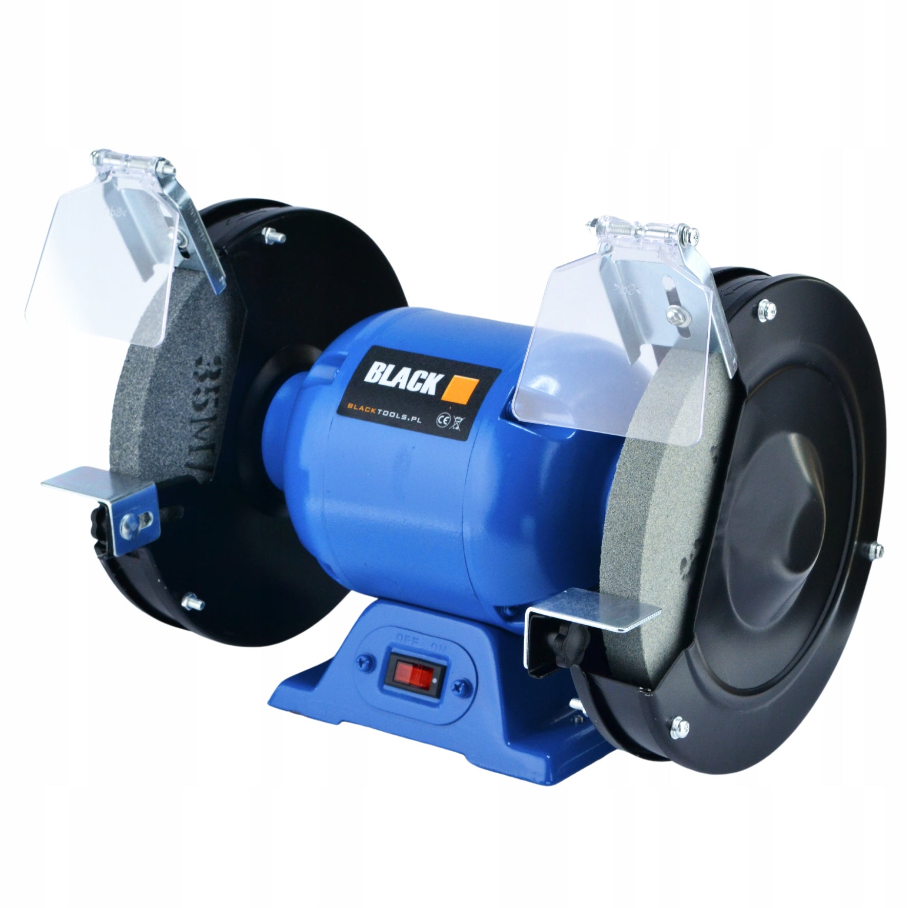 TABLE Grinder 2x Stone Shield 200mm Stone Double STRONG BLACK Manufacturer code 46502