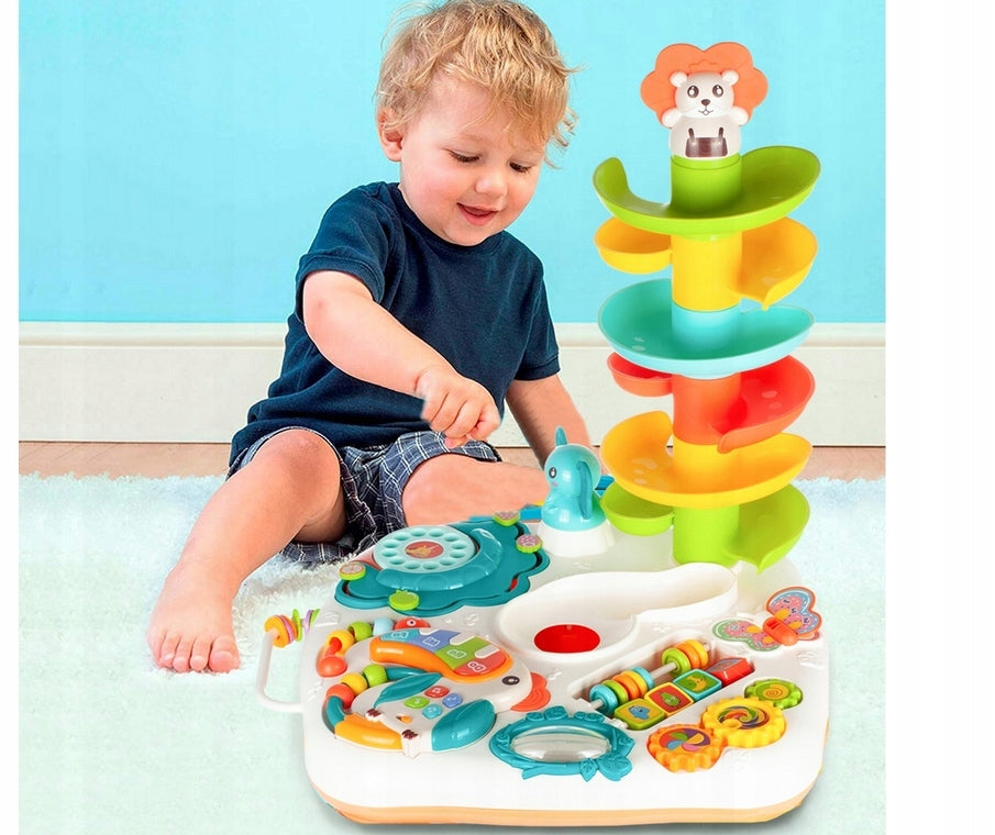TABLE INTERACTIVE EDUCATIONAL BALL SLIDE BALL PIANO BULLETS Brand Jokomisiada