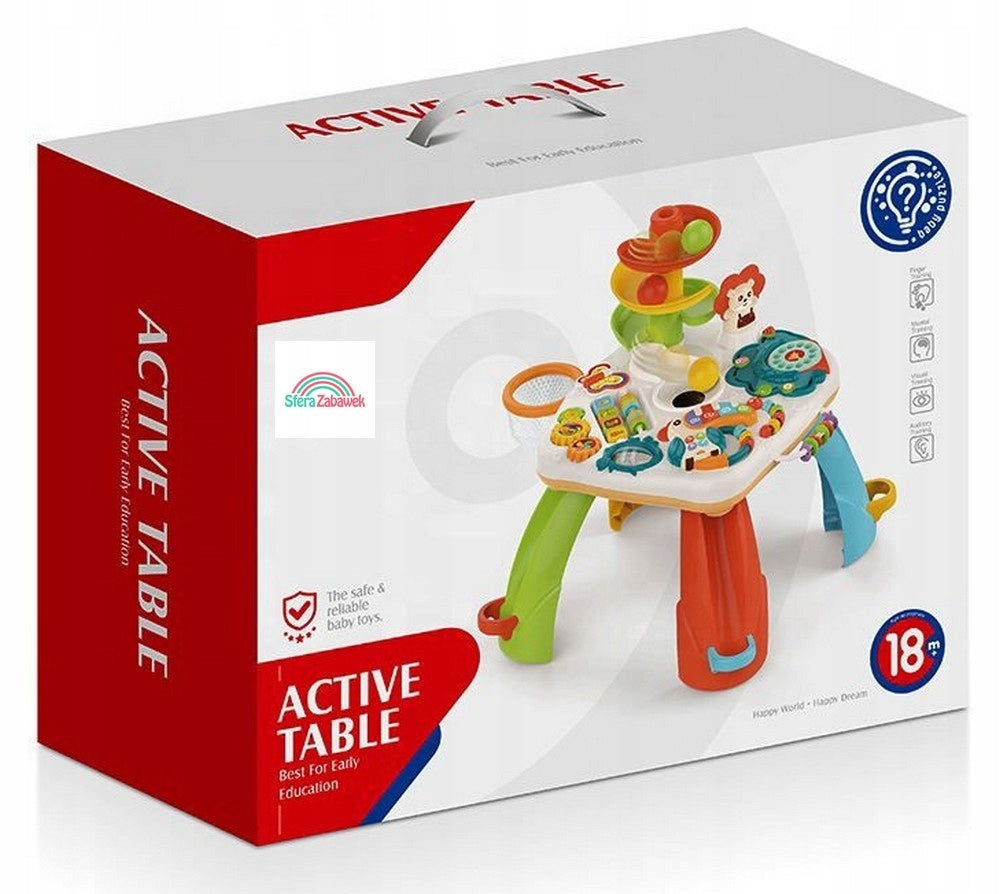 TABLE INTERACTIVE EDUCATIONAL BALL SLIDE BALLS PIANO PARROT Kid's age 18＋ months
