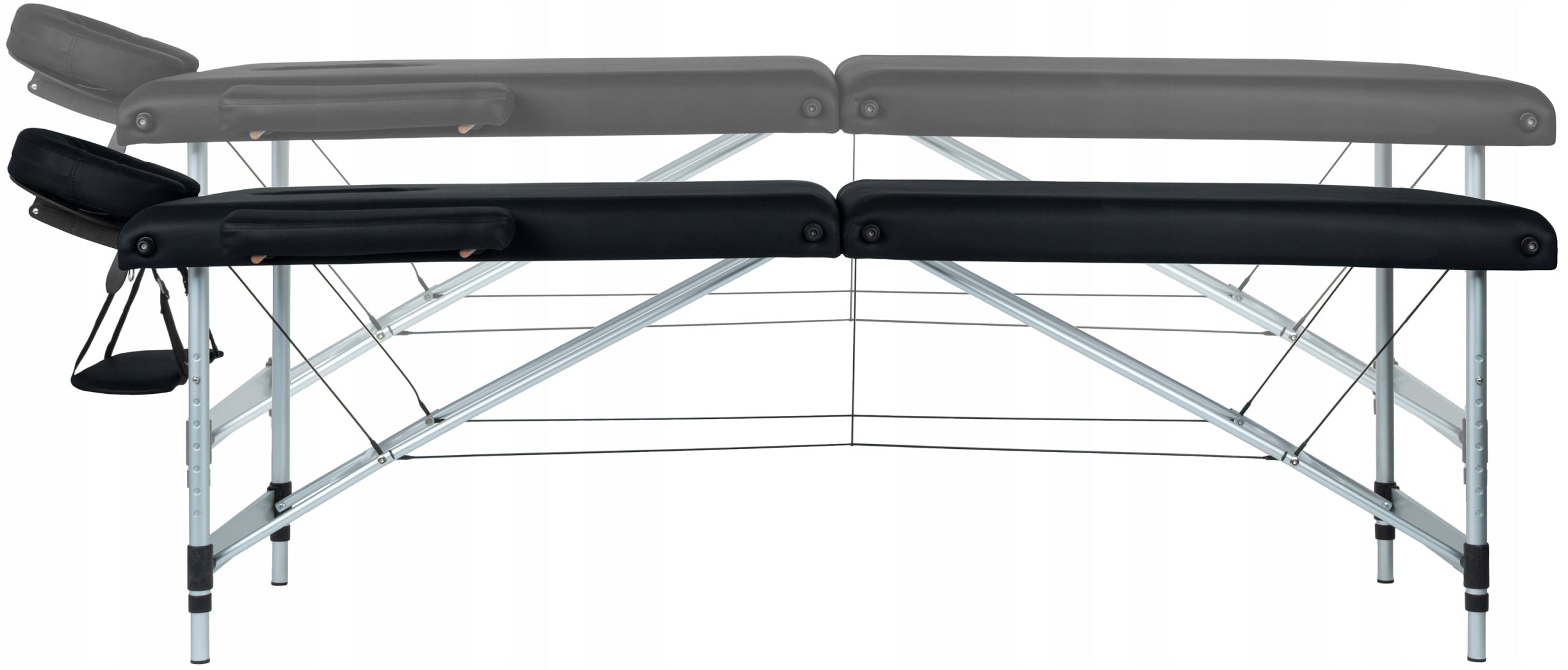 TABLE MASSAGE BED 2 SEGMENTS ALU BODYFIT +BAG Manufacturer code 4083