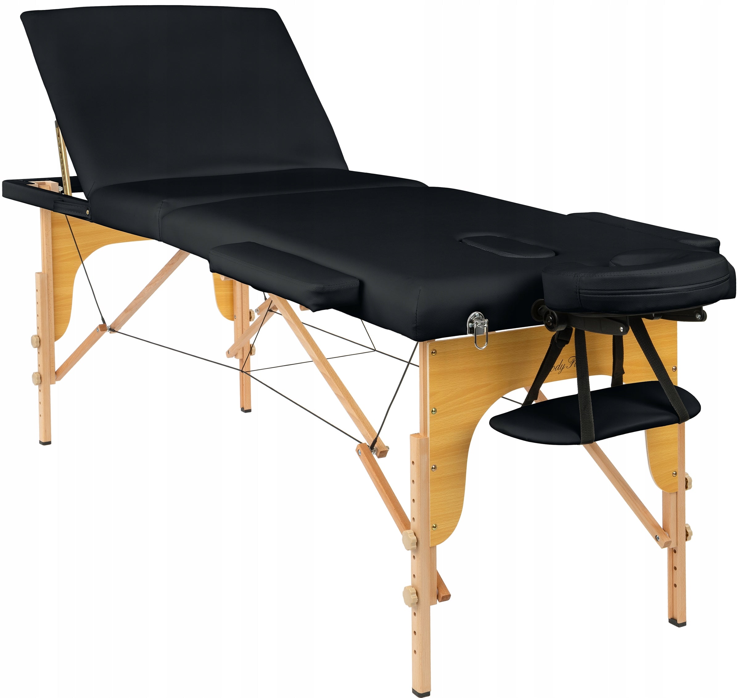 TABLE MASSAGE BED 3 SEGMENT XXL + BAG FREEBIE Color black