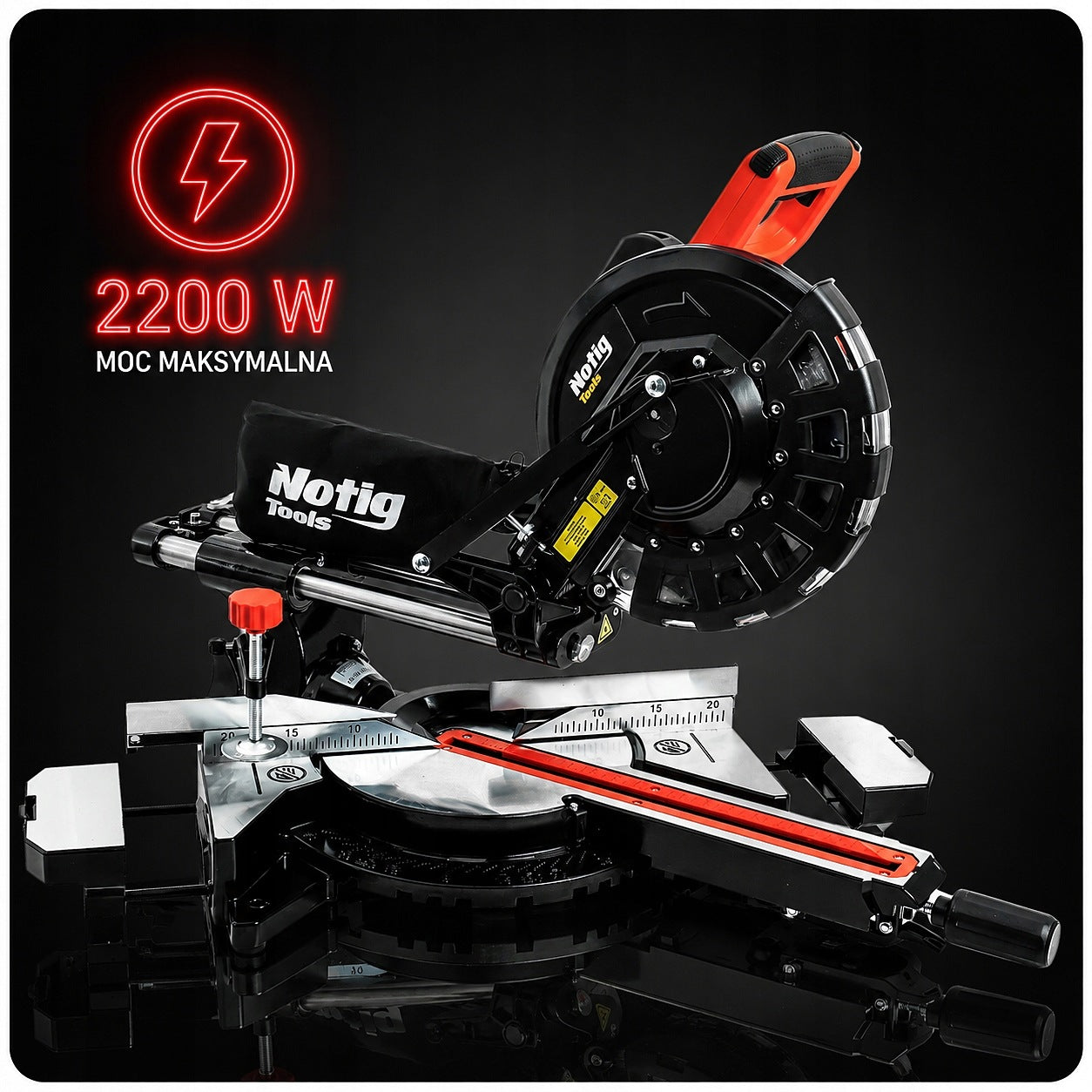 TABLE MITER SAW 255mm WITH FEED LASER BEVEL CUTTER WITH LASER Manufacturer code N4136