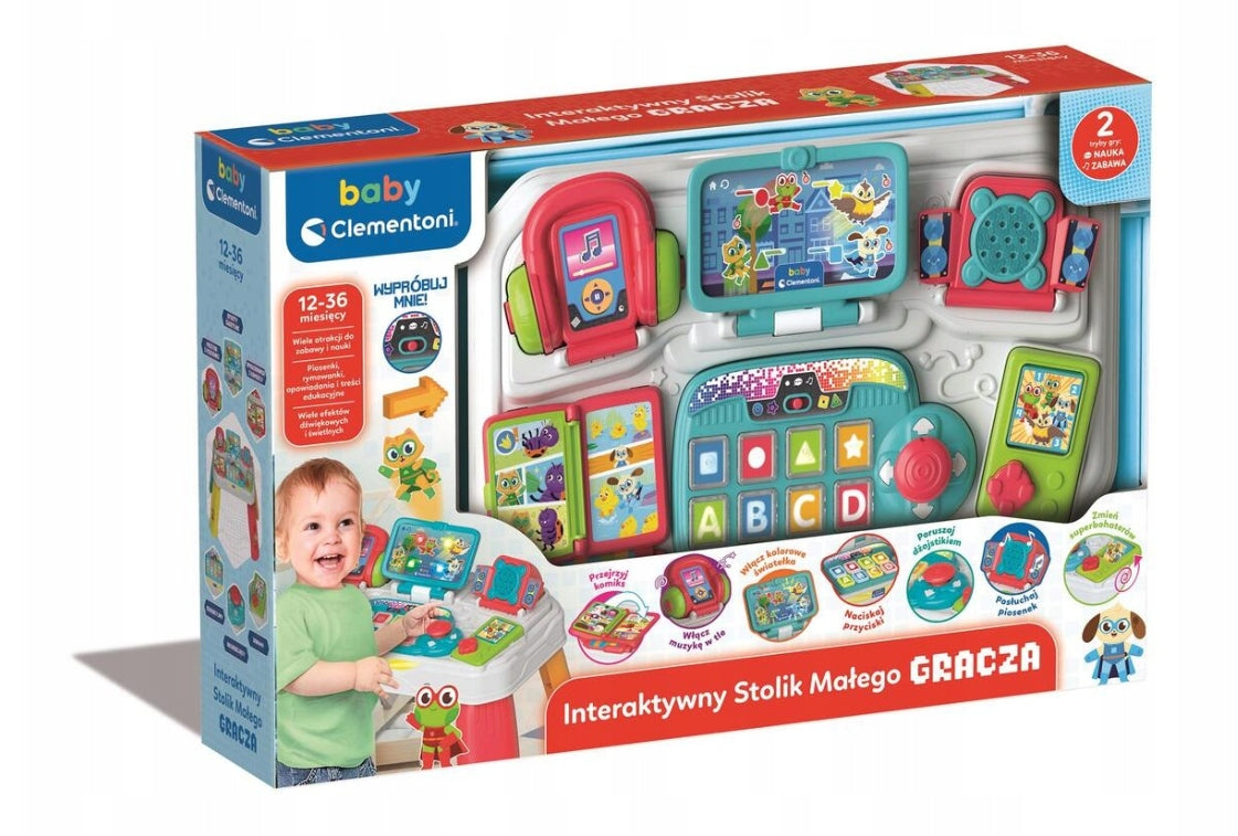 TABLE OF THE LITTLE PLAYER CLEMENTONI 50385 for toddler +12 months