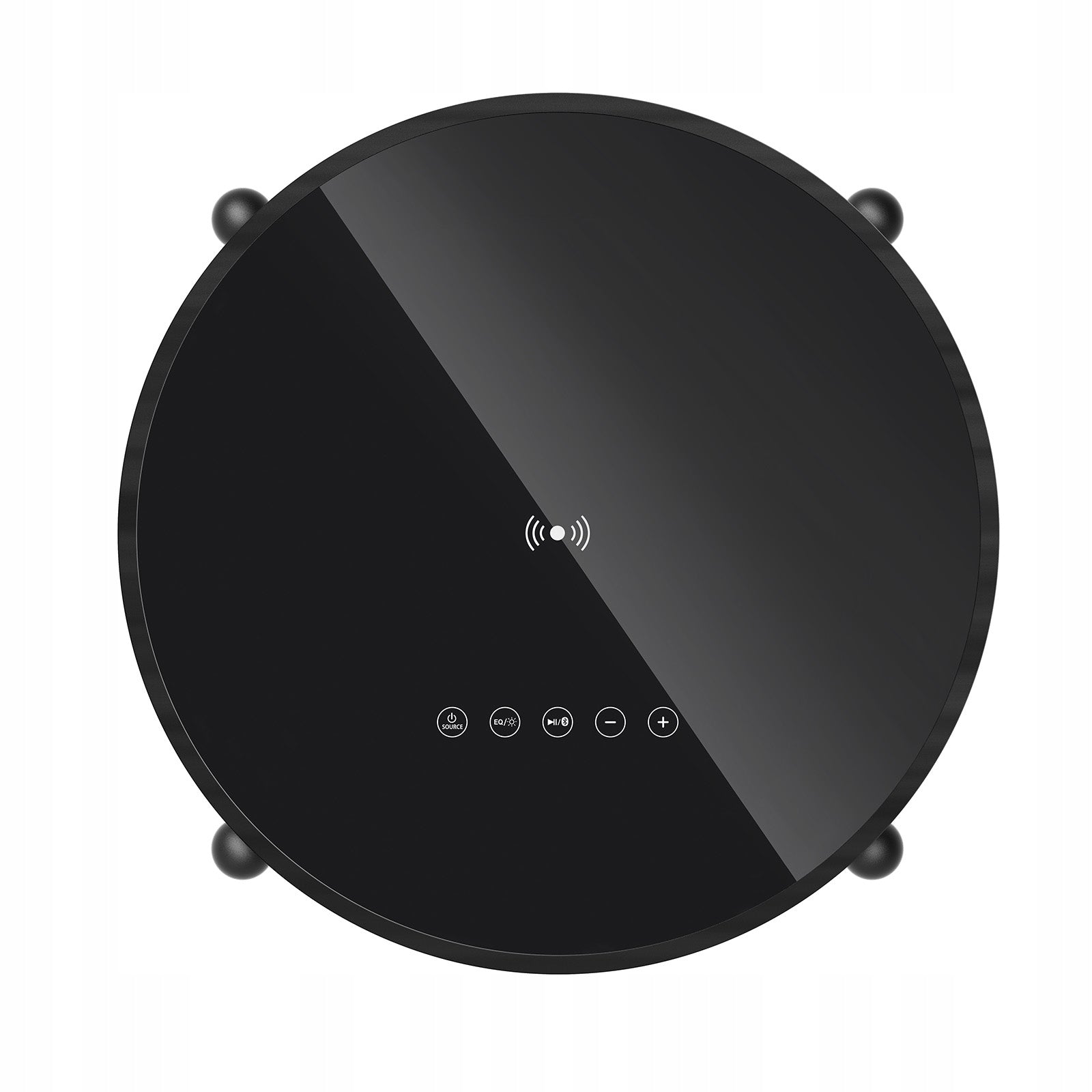 TABLE WITH BONI SPEAKER | ROUND | INDUCTION CHARGER | BLUETOOTH Manufacturer code STOLIK-BONI
