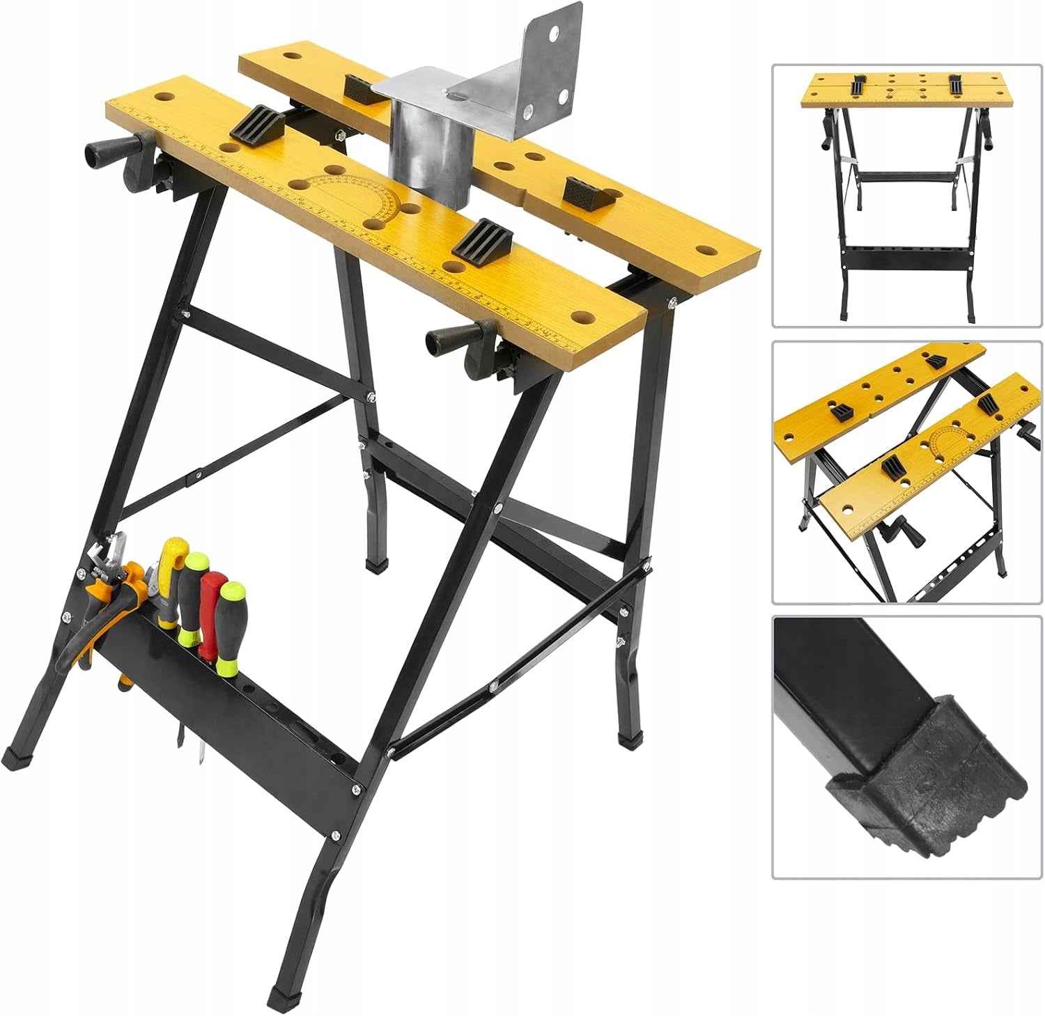 TABLE WORKSHOP TABLE FOLDING WORKING MARE 100kg ADJUSTABLE PORTABLE