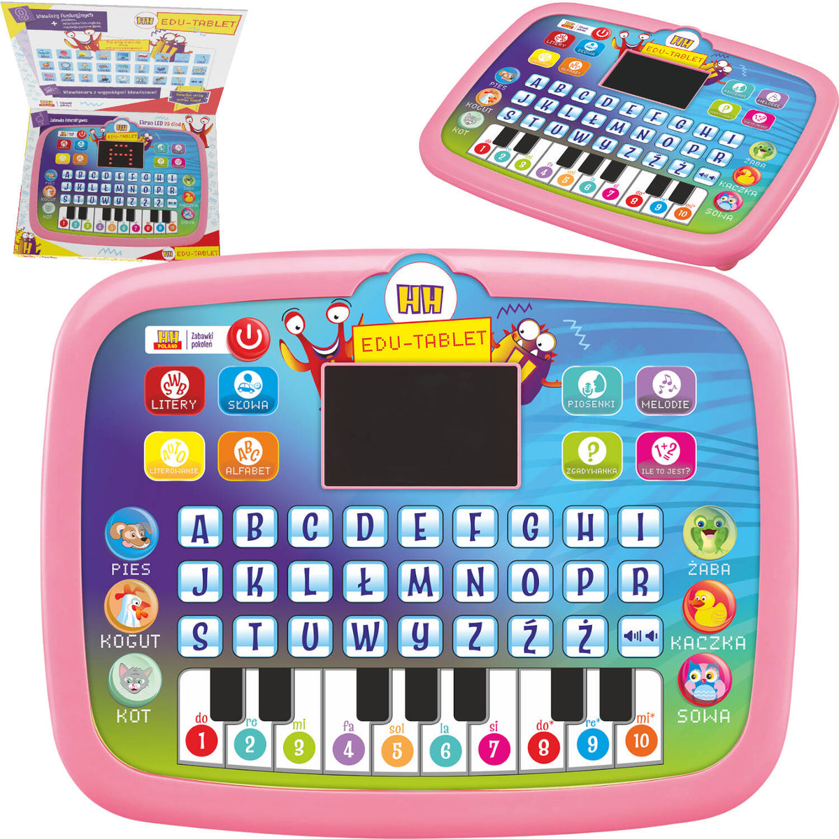 TABLET EDUCATIONAL TOUCH LAPTOP FOR CHILDREN LCD SAYS PL PIANO