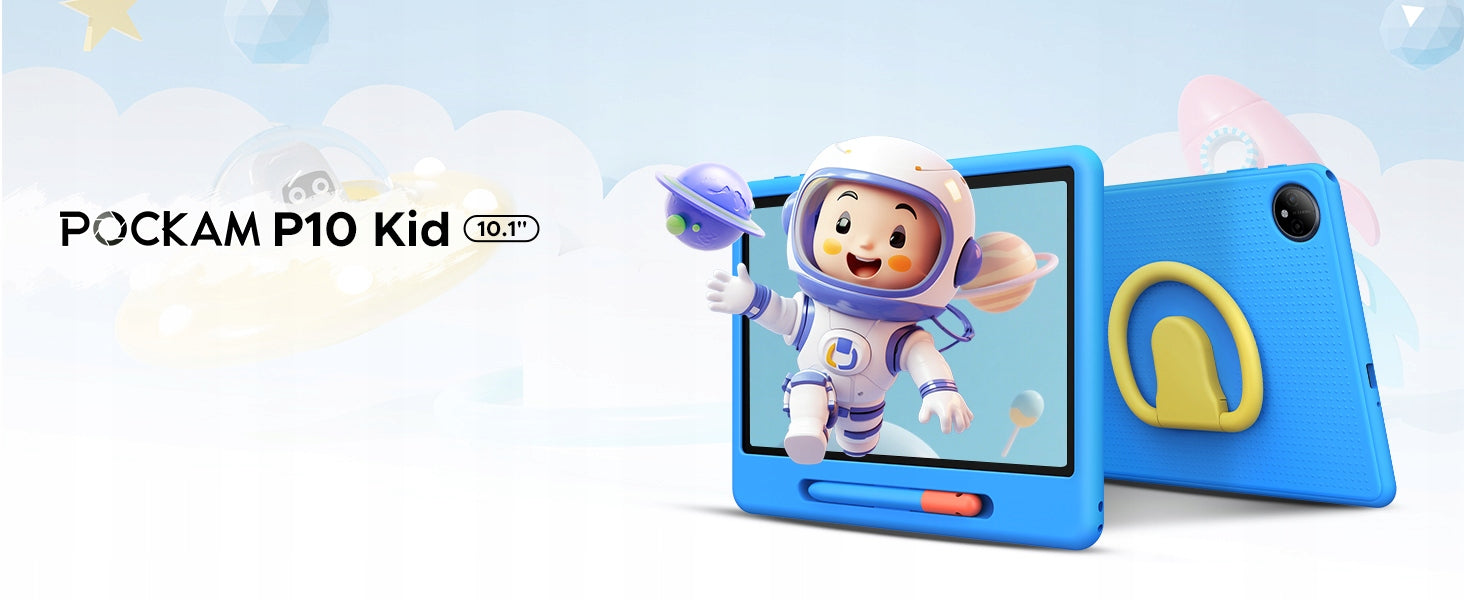 TABLET FOR KIDS 10,1" Pockam P10KID 6/64GB WiFi EDUCATIONAL GIFT SET Manufacturer code 6979284600425