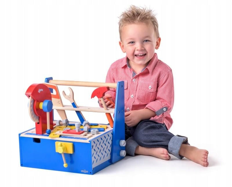 TABLETOP WORKSHOP FOR BOY CHEST FOR CHILDREN TOY FOR 3 YEAR OLD Color multicolor