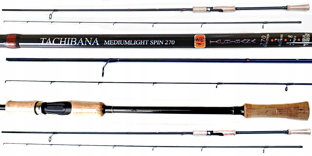 TACHIBANA ULTRA LIGHT 270 / 2-8gr. + REEL KFB 3000 + FLIES + BOX. Manufacturer code TUL270Y
