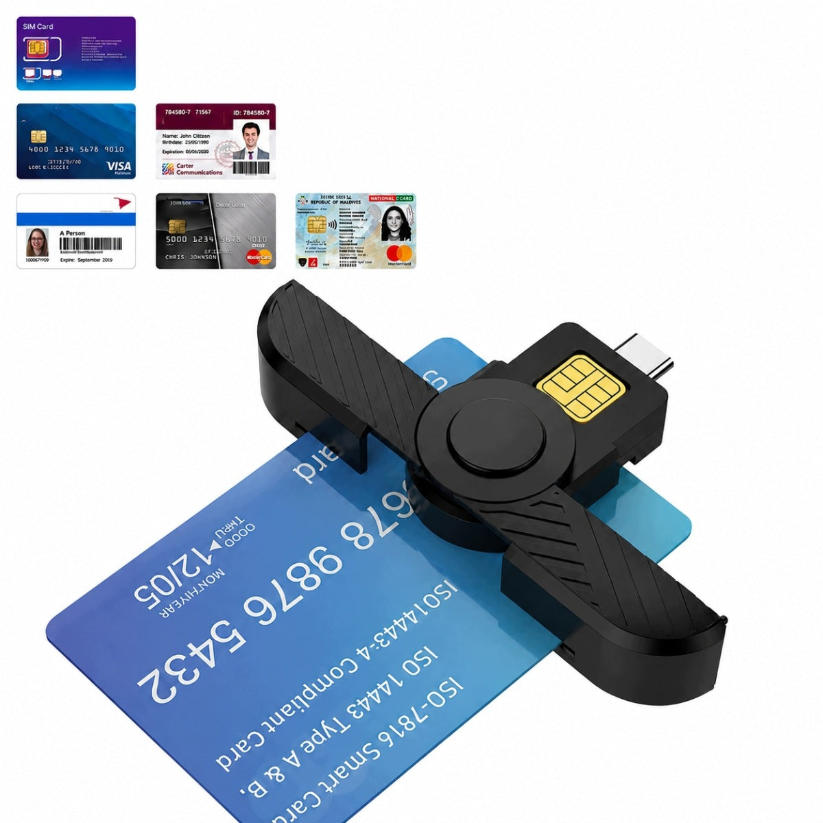 TACHOGRAPH DRIVER CARD READER USB C Brand no brand