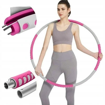 TACKTIMES Hula Hoop Folding Pink-Grey