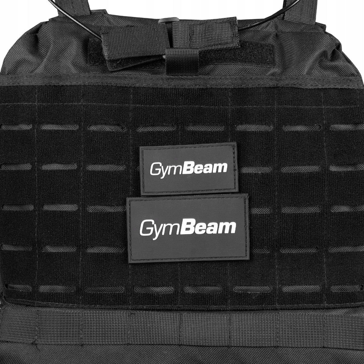 TACTICAL BLACK WEIGHTED VEST FOR STRENGTH TRAINING – GymBeam Color black