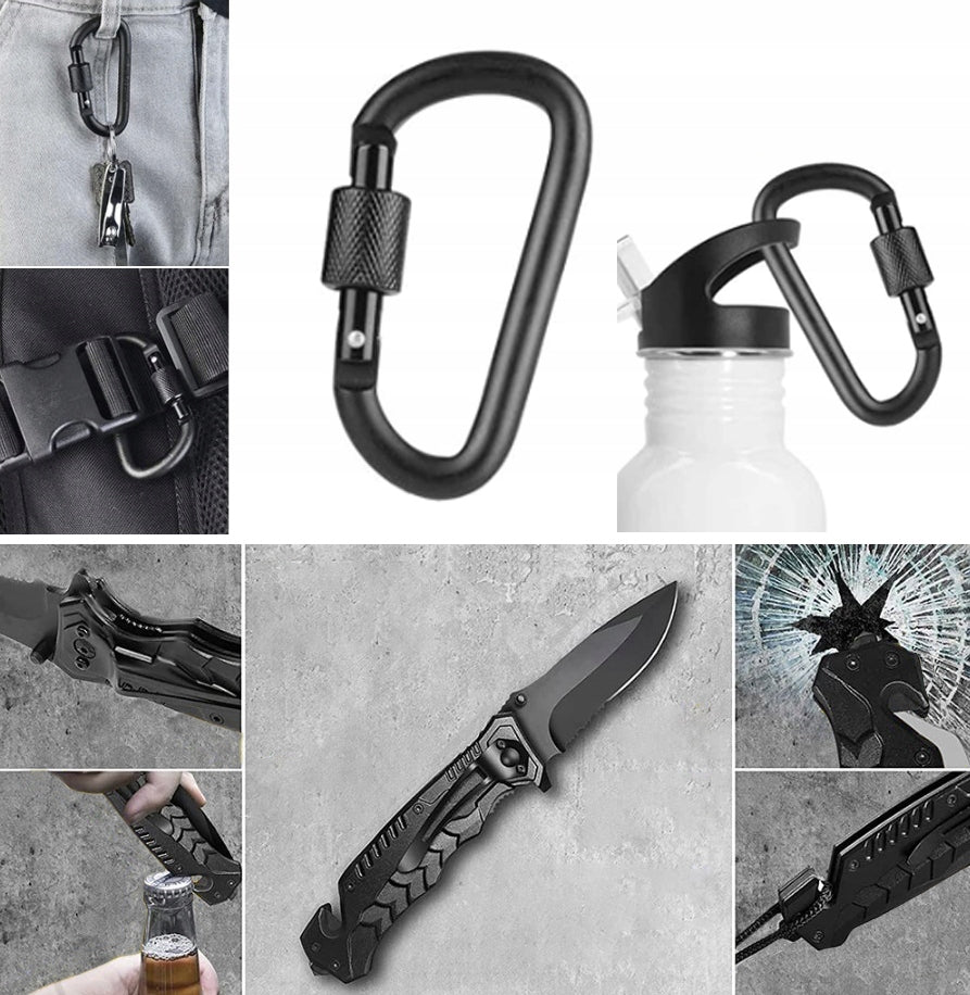 TACTICAL SURVIVAL KIT MILITARY SURVIVAL ESSENTIALS TO SURVIVE Additional features case