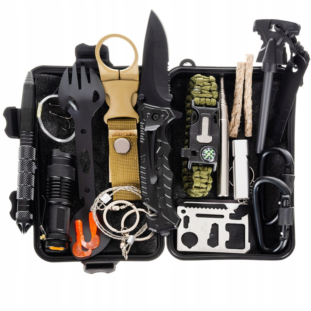 TACTICAL SURVIVAL KIT MILITARY SURVIVAL ESSENTIALS TO SURVIVE Brand no brand