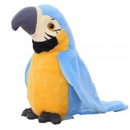 TALKING PARROT INTERACTIVE REPEATS DANCE SAYS MOCKINGBIRD PLUSH TOY r Brand Leopard