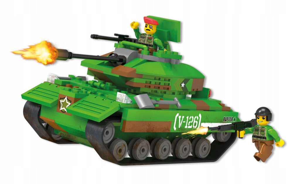 TANK GREEN MILITARY VEHICLE ON TRACKS LARGE FOLDING KIT Manufacturer code UNW2998UJ