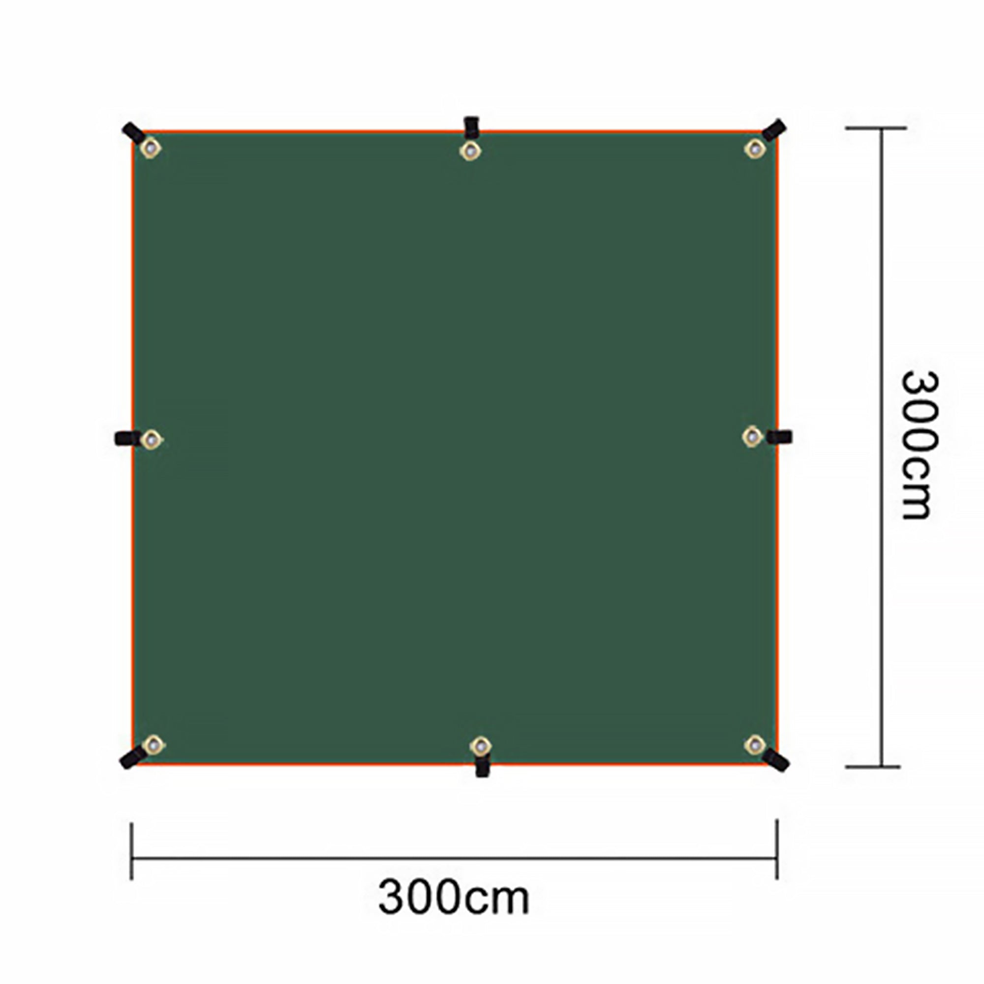 TARP CAMPING SHEET WATERPROOF THERMAL 3 X 3 M SUN SAIL Manufacturer code TRAP WODOODPORNY PŁACHTA TERMICZNA
