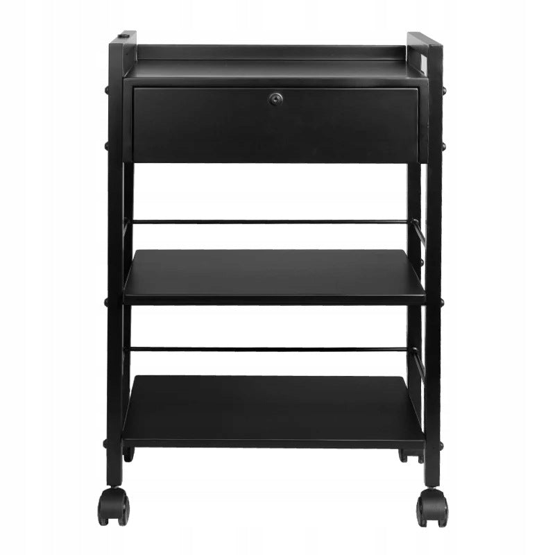 TATTOO ASSISTANT PRO INK 1019A BLACK STEEL WITH WOODEN DRAWER Brand Activeshop