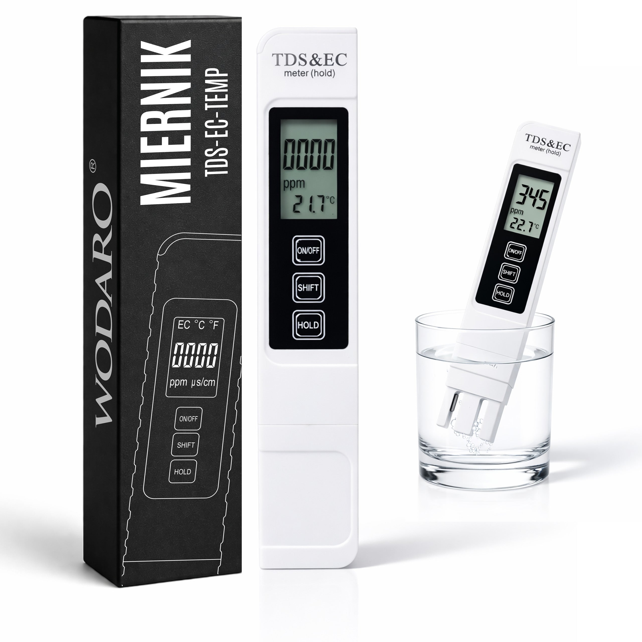 TDS Water Meter PPM EC Water Conductor WD1 WODARO Water Quality Meter