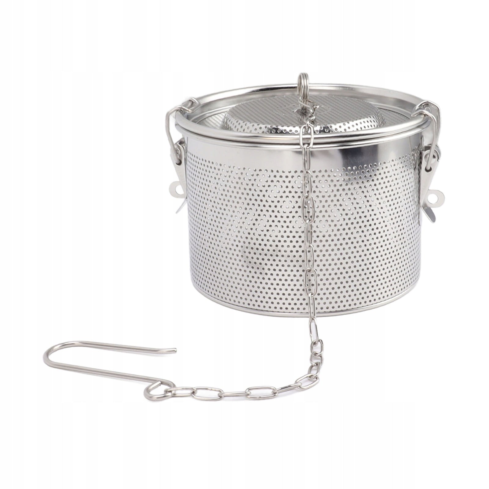 TEA AND SPICE STRAINER STAINLESS STEEL WITH HOOK DIAMETER 14CM Packaging status original