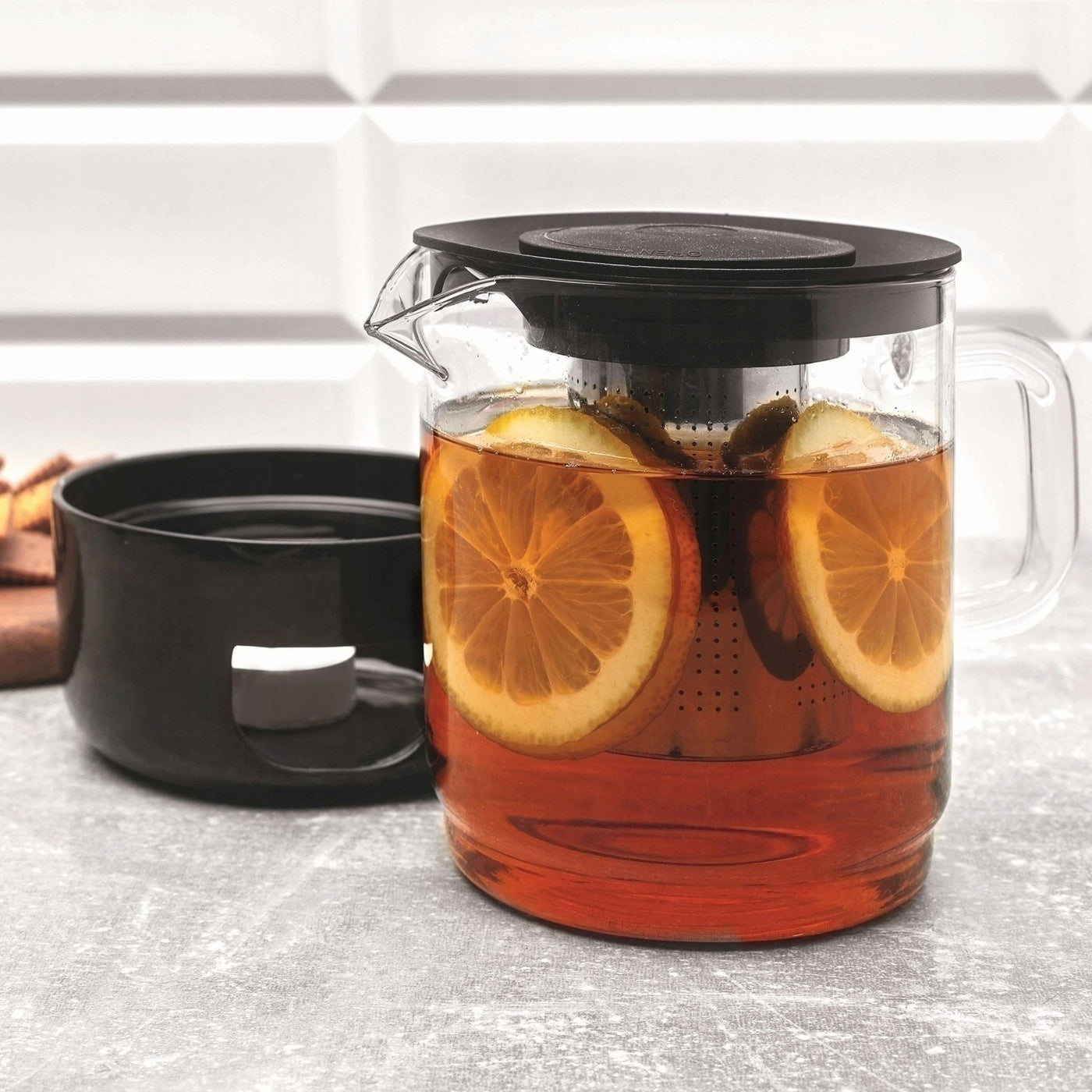 TEA JUG BREWER and HERB WARMER Konighoffer Bonito 1 l Packaging status original