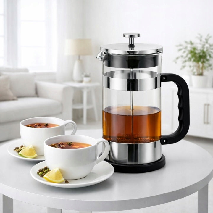 TEA MAKER HERBS COFFEE MAKER GLASS JUG 6 CUPS 800 ml Packaging status original
